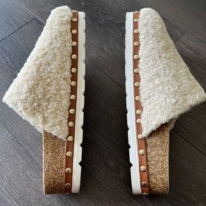 Steven New York sherpa mules